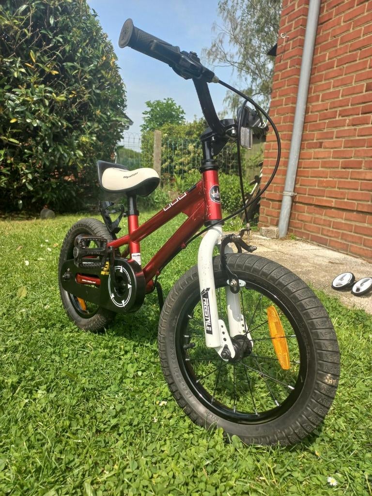 coole kinderfiets, 14 inch, Frein sur jante, Stabilisateurs, Enlèvement, Utilisé