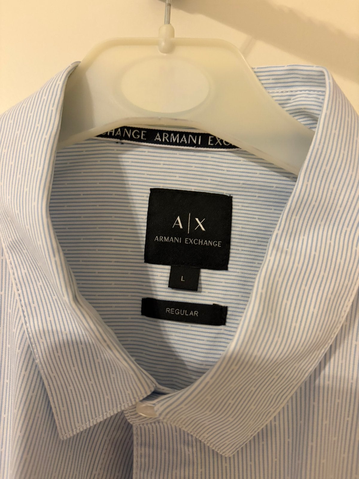 Hemd Armani, Ophalen, Zo goed als nieuw, Blauw, Halswijdte 41/42 (L)