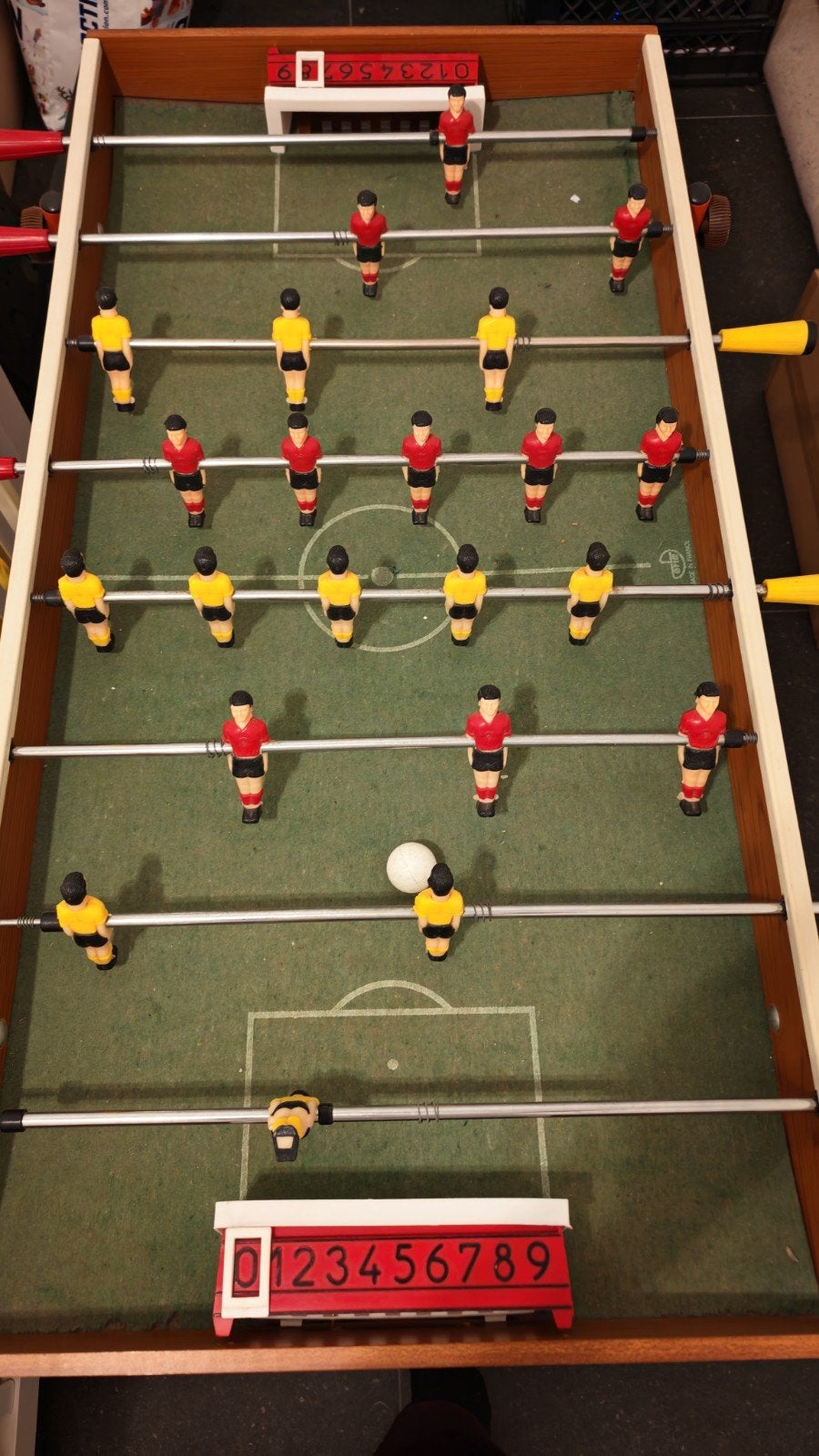 Voetbaltafel, Ophalen, Gebruikt