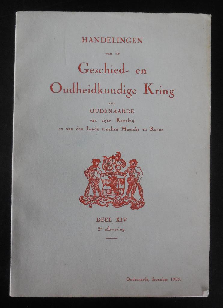 Cercle historique et antique d'Audenarde - décembre 1965, Enlèvement ou Envoi, Utilisé