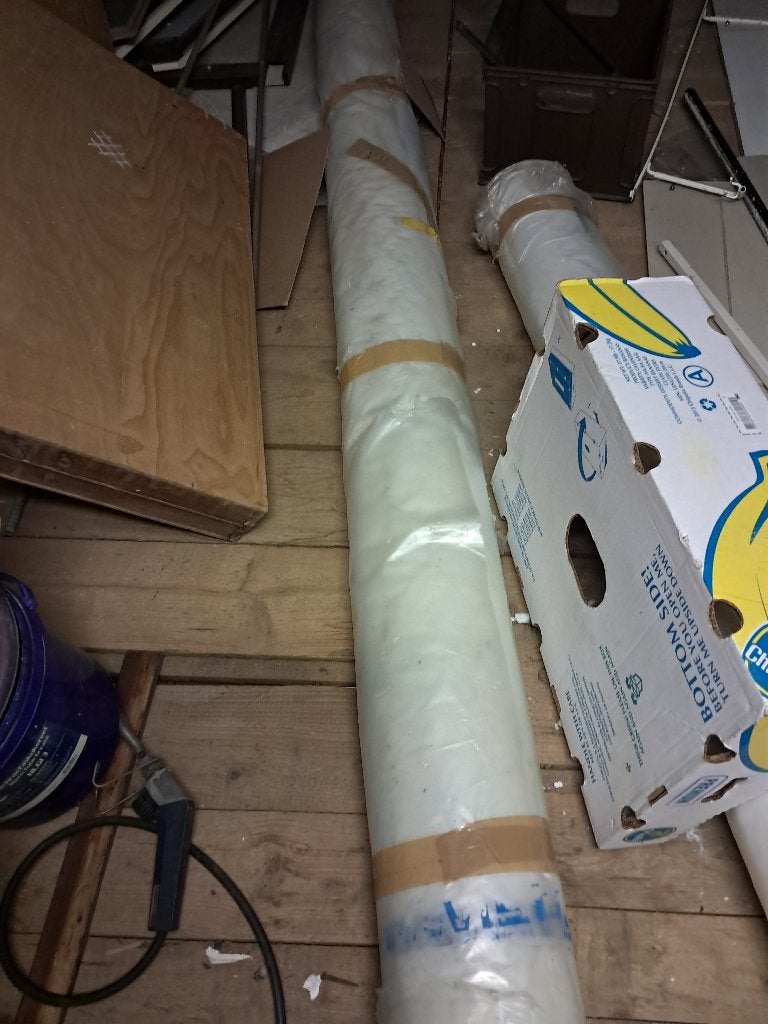 Rol doorschijnend plastiek 2,50 lang, Bricolage & Construction, Enlèvement, Neuf, 15 m² ou plus, Film
