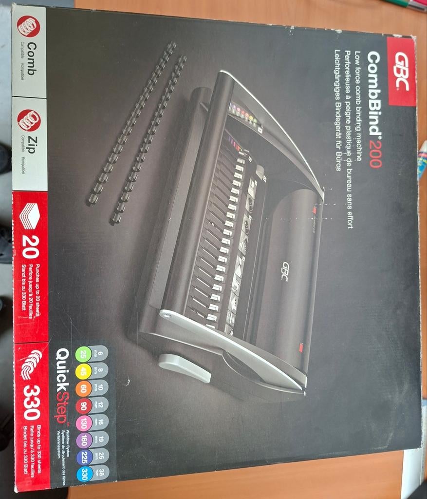 GBC CombBind C200 Pons-Bindmachine, Diversen, Ophalen