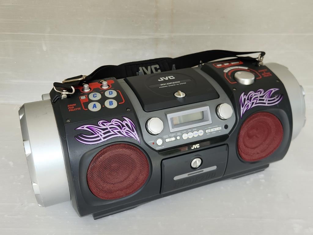 Machine à sons Ghettoblaster des années 90, Enlèvement, Comme neuf, Radio, Avec lecteur de CD