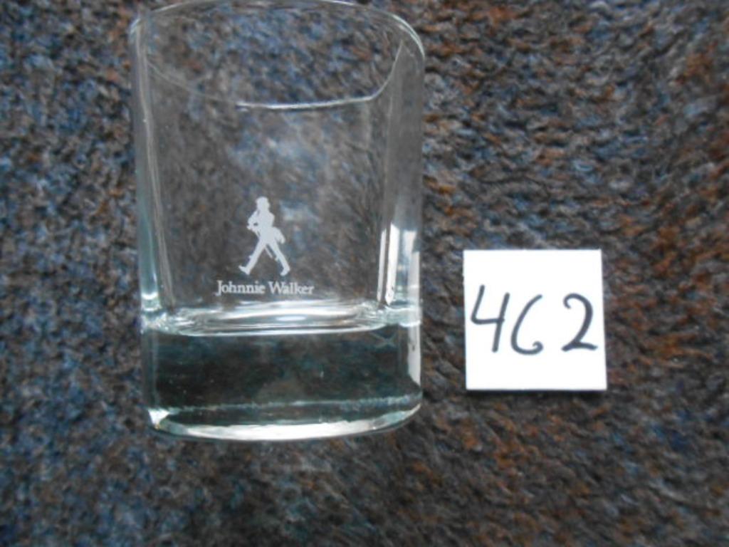glas Johnnie Walker h=8,5cm, Ophalen of Verzenden, Zo goed als nieuw, Borrel- of Shotglas