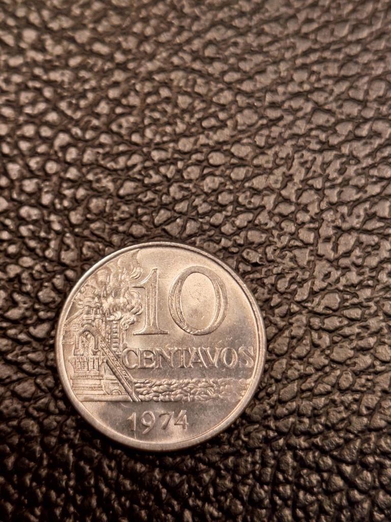 #158# Brazilië 10 centavos 1974, Ophalen of Verzenden