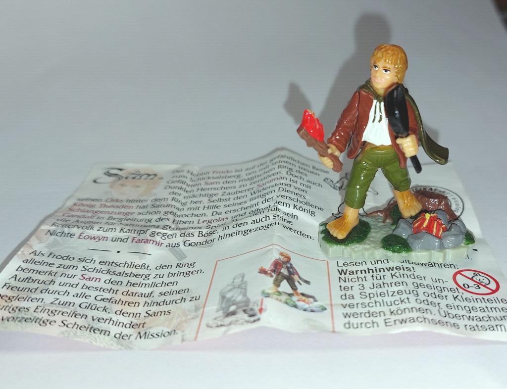 Seigneur des Anneaux II Les deux Tours 2002 : Sam + Bpz DE, Enlèvement ou Envoi, Comme neuf, Figurines en plastique dur