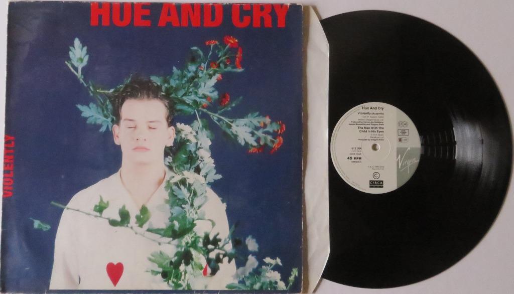 Hue and Cry - Violently. Maxi, Enlèvement ou Envoi, Utilisé, 12 pouces, Pop rock