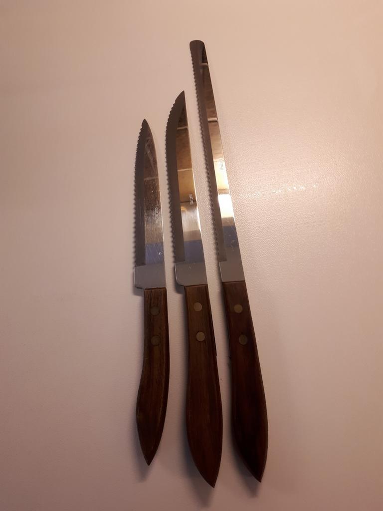 Set van 3 messen, rostfrei, Ophalen of Verzenden