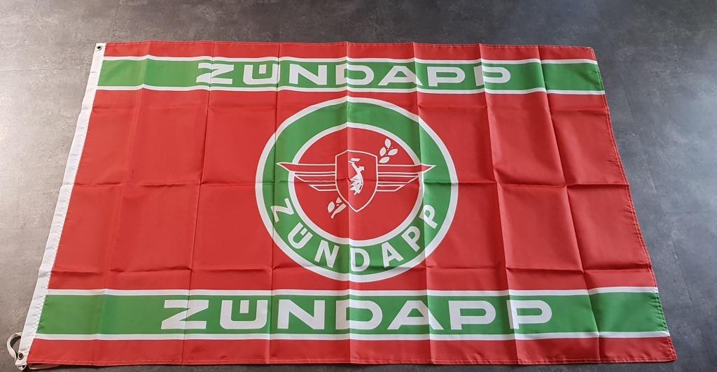 Zundapp brommer reclame decoratie vlag motor, Verzamelen, Ophalen of Verzenden, Nieuw, Overige typen