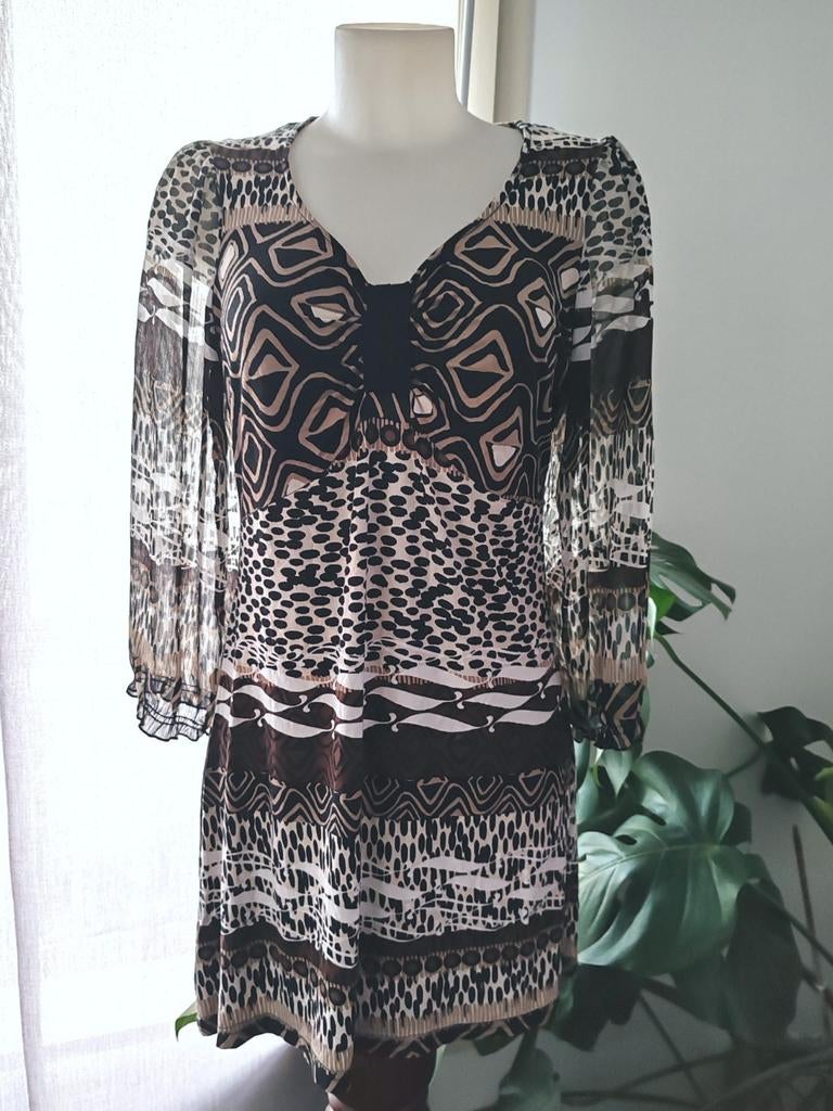 Robe imprimée leopard Ms Mode taille M, Enlèvement ou Envoi, Comme neuf