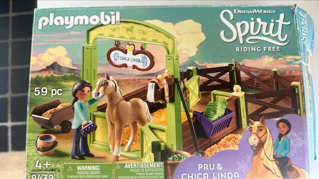 Playmobil dreamworks spirit riding free, Enlèvement ou Envoi, Utilisé