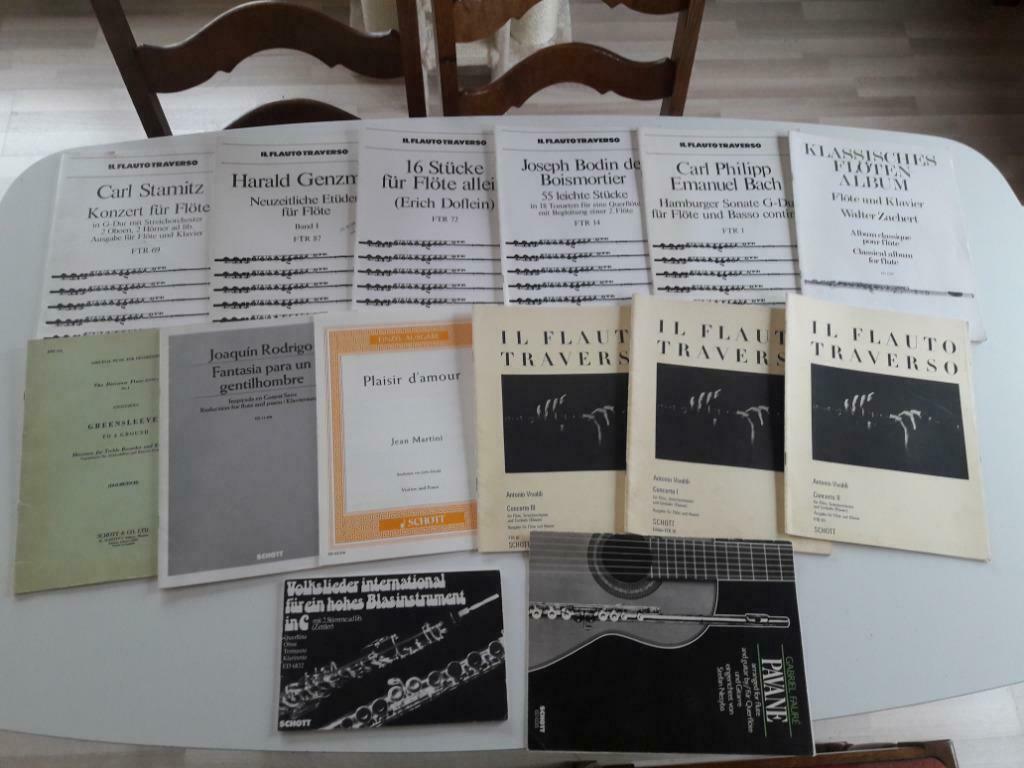 14 partitions de musique; Editions Schott, Enlèvement ou Envoi, Utilisé
