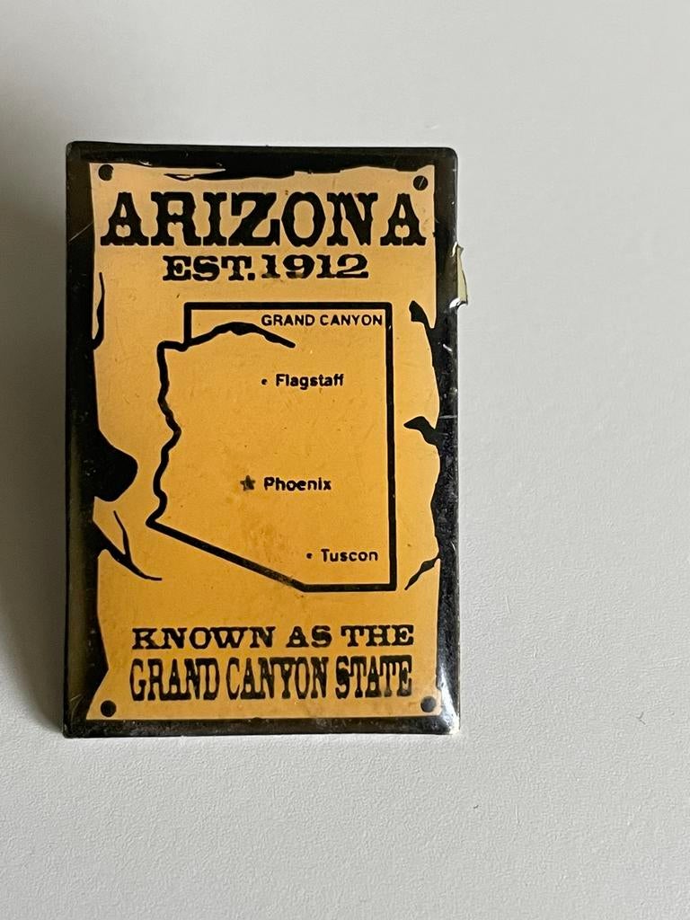 Pin Arizona Known as the Grand Canyon State, Verzamelen, Ophalen of Verzenden, Zo goed als nieuw