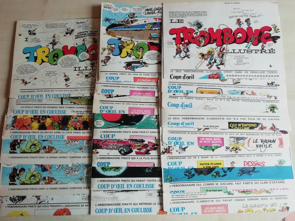 Le Trombone Illustré - Lot 21 suppléments Spirou, Livres, BD, Enlèvement