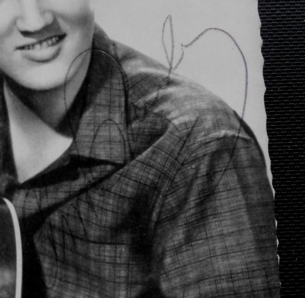 ORIGINELE KAART VAN ELVIS PRESLEY, Ophalen of Verzenden, Zo goed als nieuw, Artiest