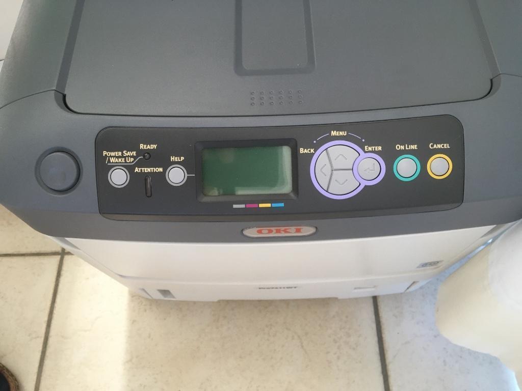 Printer OKI PRO7411 WT, Computers en Software, Ophalen, Kleur printen, Printer, Zo goed als nieuw