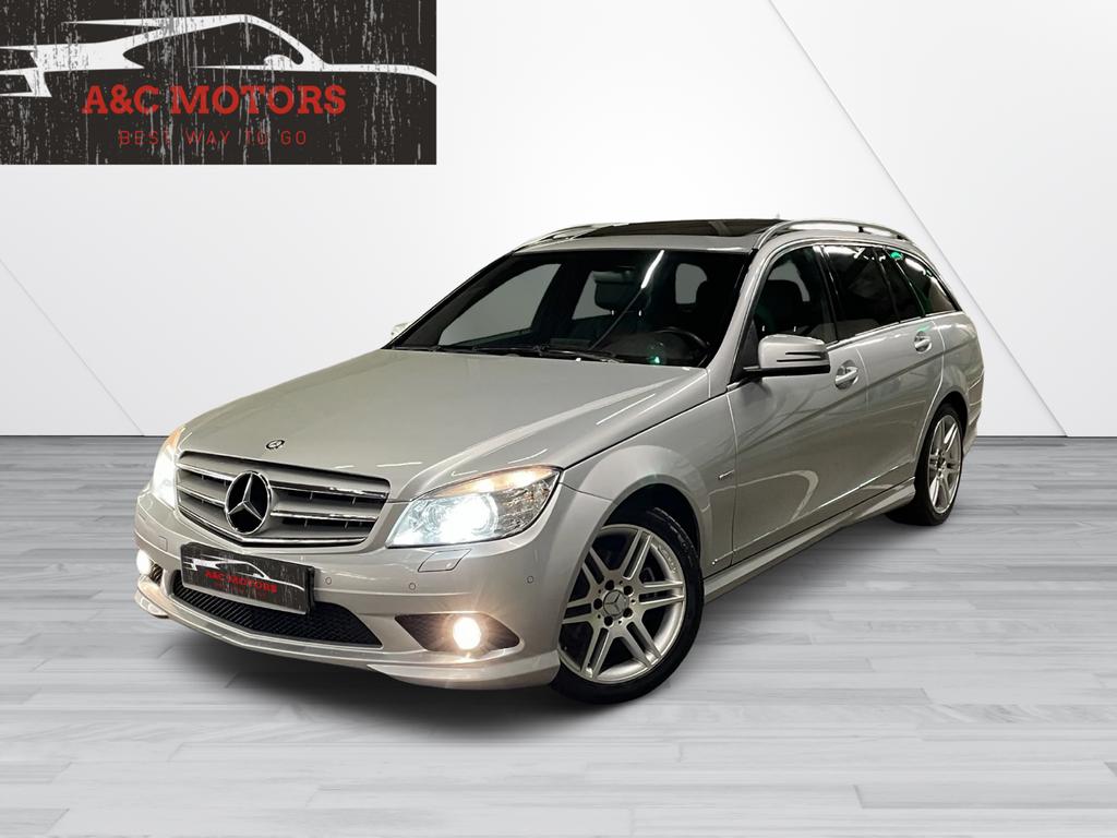 Mercedes-Benz C200 kompressor AMG PakketAut/xenon, Auto's, Mercedes-Benz, Automaat, Euro 5, Zwart, 4 cilinders