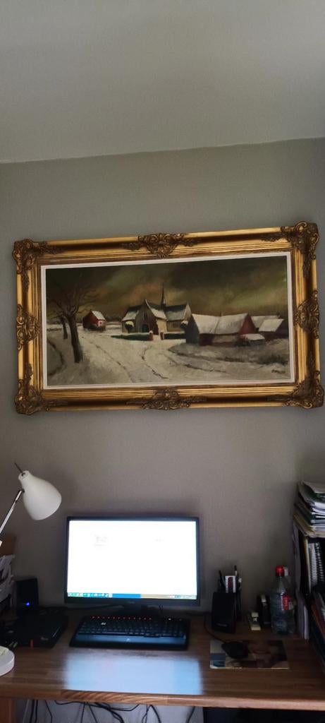 zeer mooie schilderij van Frans Moens goede schilder geweest, Ophalen