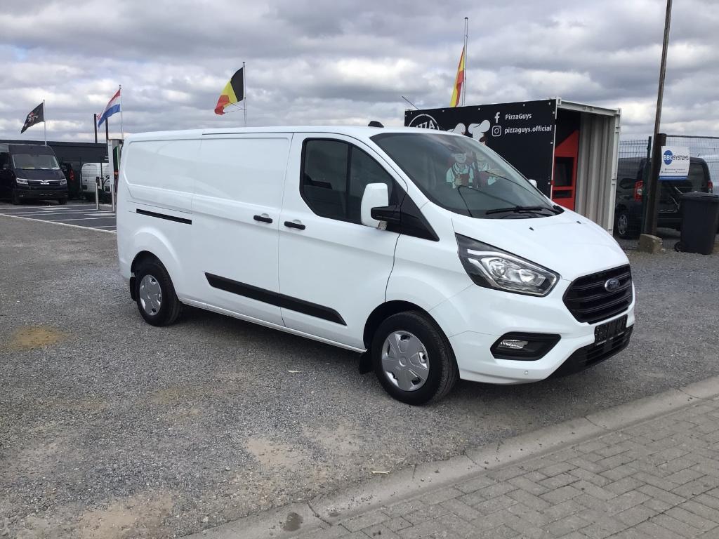 ford custom l2 20dci 2022 94000km full/option 16700e ex, Auto's, Bestelwagens en Lichte vracht, Voorwielaandrijving, Stof, 4 cilinders