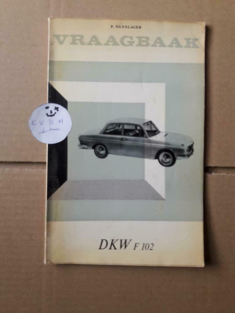 Dkw vraagbaak Olyslager Olving manual F102, Ophalen of Verzenden