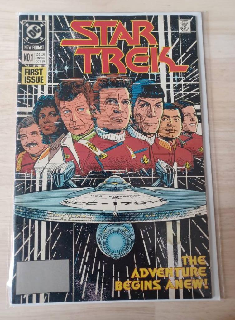 Star Trek comic 1989, Enlèvement ou Envoi, DC comics, Comme neuf, Comics