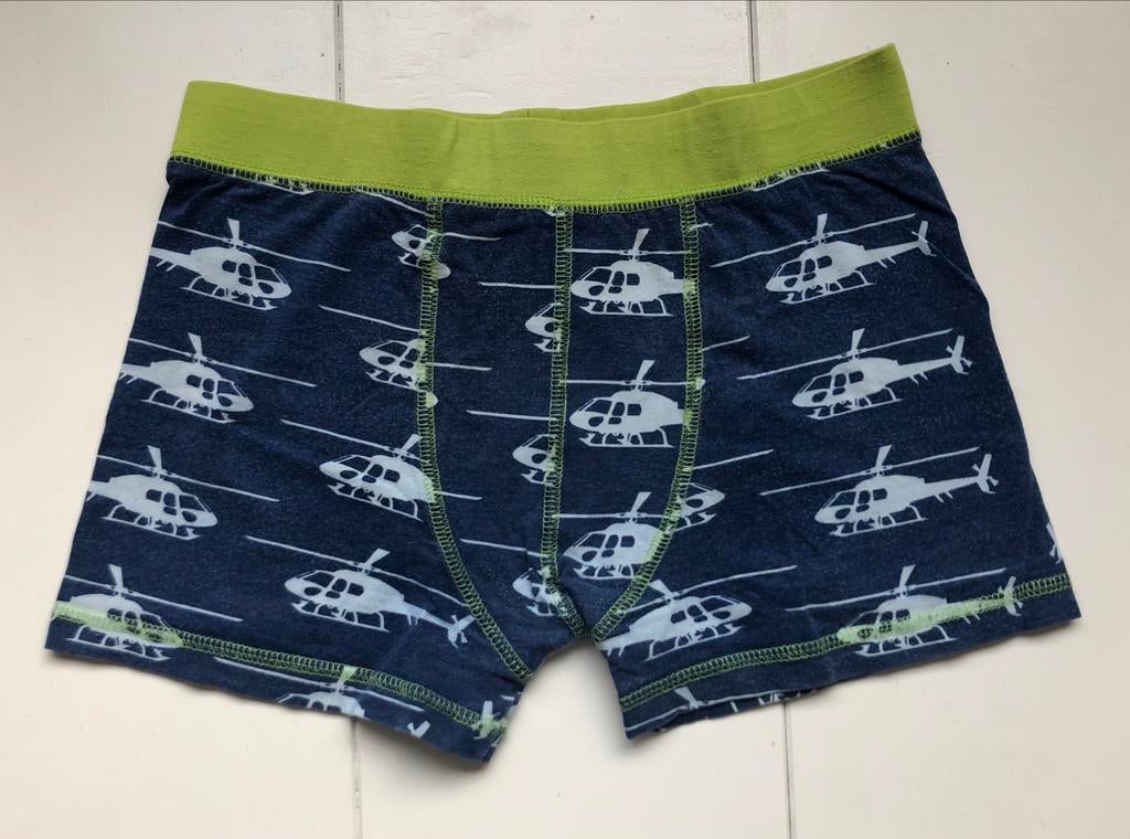 boxershort jongens Maxomorra 134 140 helicopters vliegtuigen, Nacht- of Onderkleding, Gebruikt, Ophalen of Verzenden, Maxomorra