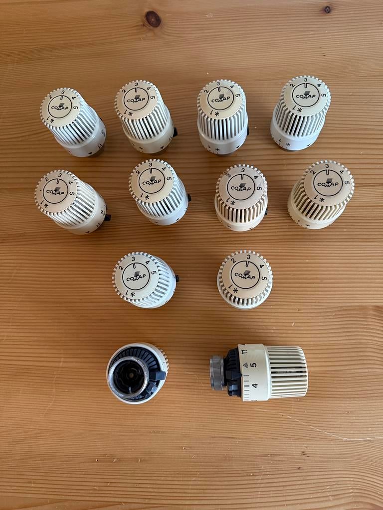 Vannes thermostatiques (12), Bricolage & Construction, Enlèvement ou Envoi, Utilisé, Thermostat