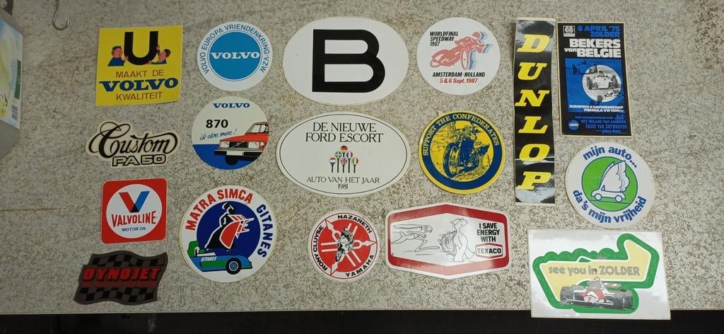 Stickers auto's, motoren, formule 1, Enlèvement ou Envoi