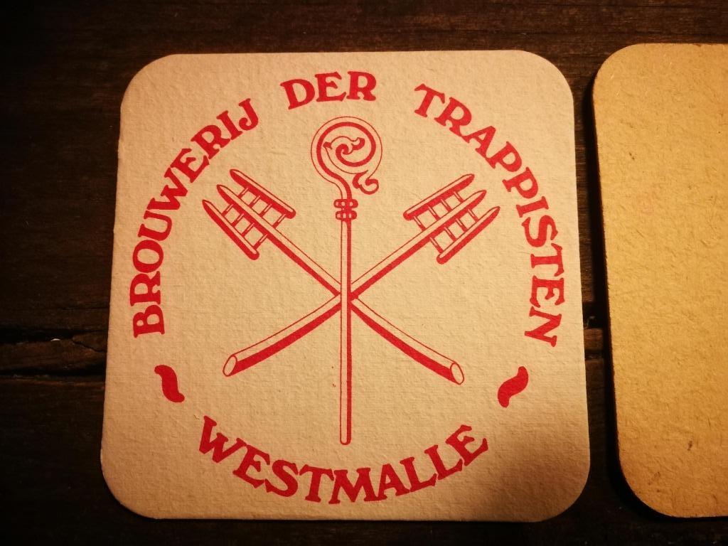 oud bierviltje BROUWERIJ DER TRAPPISTEN WESTMALLE, Ophalen of Verzenden, Zo goed als nieuw, Viltje(s), Overige merken