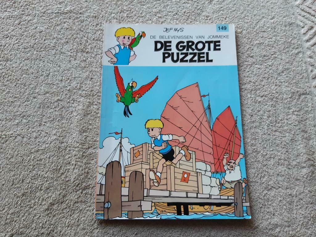 Jommeke.149.De grote puzzel., Eén stripboek, Ophalen of Verzenden, Gelezen