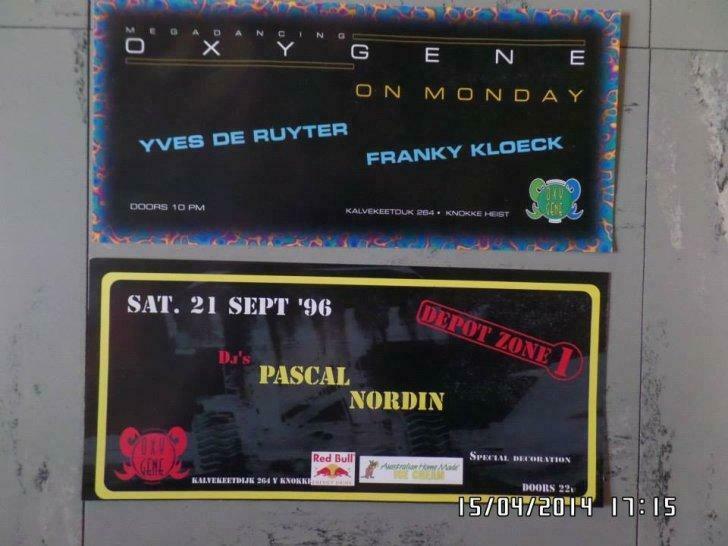 Flyers Dépôt Zone 1 @ Oxygene (Knokke), Tickets & Billets
