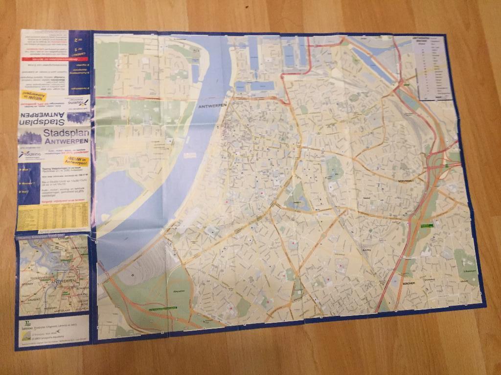 Stads plan Antwerpen Touring 2003, Boeken, 2000 tot heden, Ophalen of Verzenden, België, Landkaart