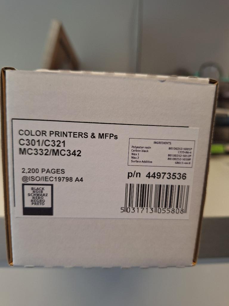 cartouche imprimante OKI noir, Informatique & Logiciels, Enlèvement, Neuf, Toner, OKI