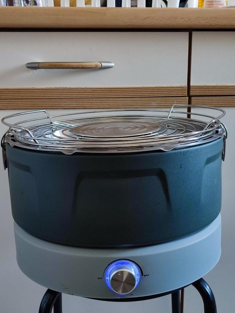 Barbecue met elektrische ventilatie, Ophalen of Verzenden, Zo goed als nieuw, Quigg
