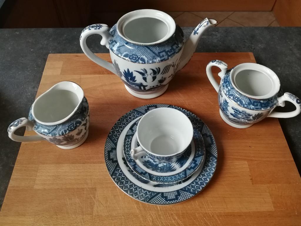 Service à dessert/café - Chinois - Bleu, Ophalen