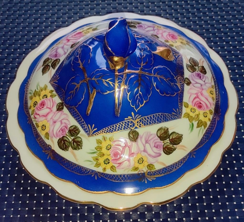 Yildiz Porseleinen dekselvaas handgemaakt als nieuw, Antiek en Kunst, Ophalen of Verzenden
