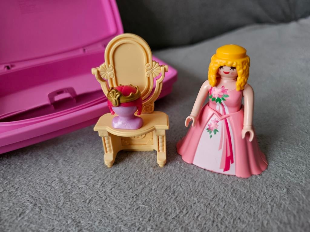 Playmobil  - princesses avec sa valisette rose, Enlèvement ou Envoi, Comme neuf