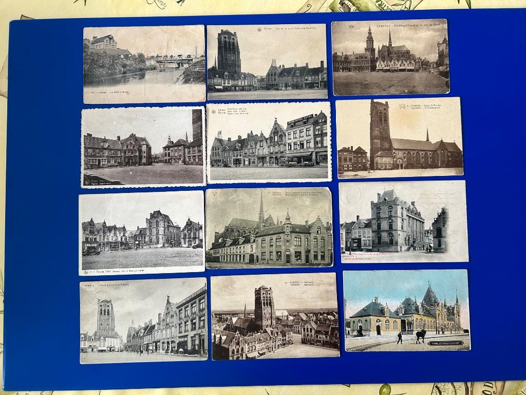 12 postkaarten van Veurne, Ophalen of Verzenden