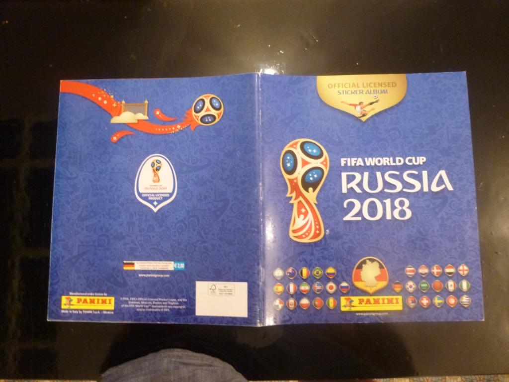 Livre Panini vierge pour la Coupe du monde 2018 en Russie, Collections, Enlèvement, Comme neuf, Sport