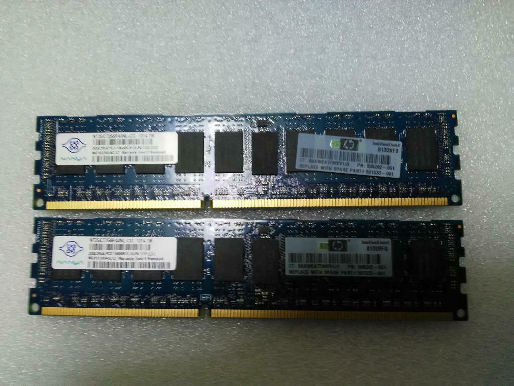 Nanya 2Gb PC3-10600R, Ophalen of Verzenden, Gebruikt, DDR3, 2 GB