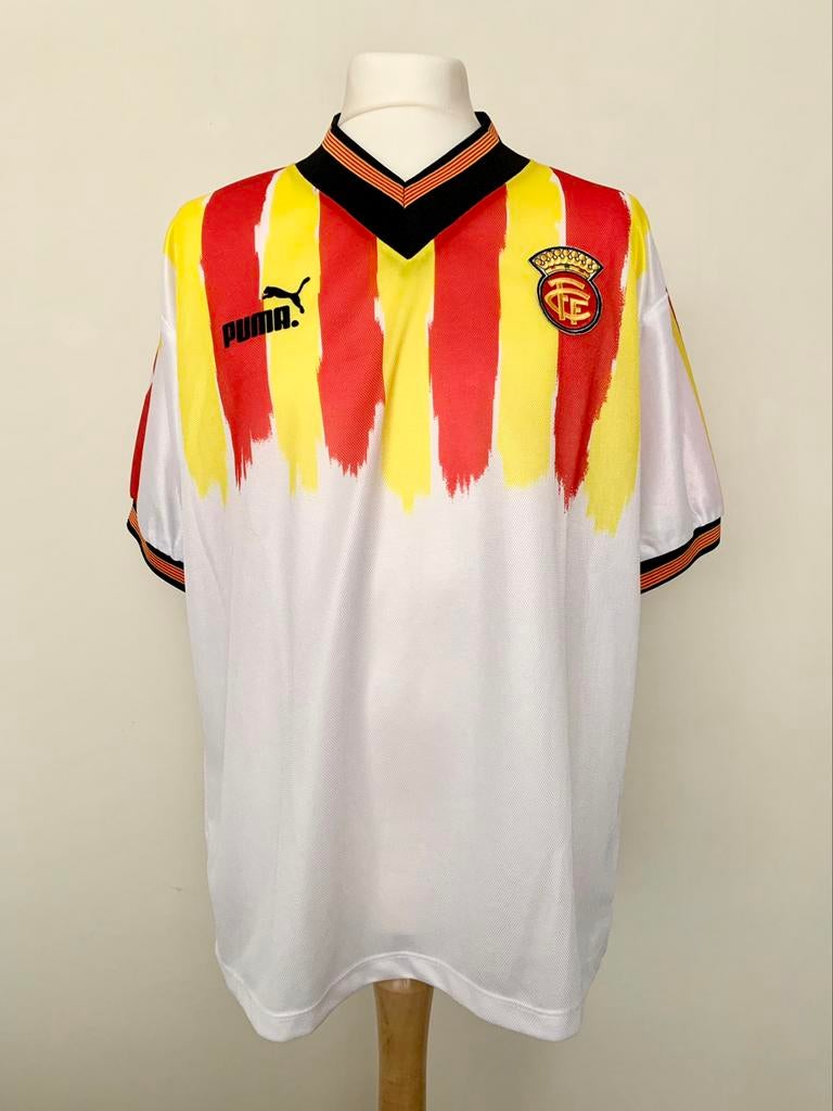 Catalunya 1995-1997 home Puma Spain vintage rare shirt, Taille L, Enlèvement ou Envoi, Comme neuf, Maillot
