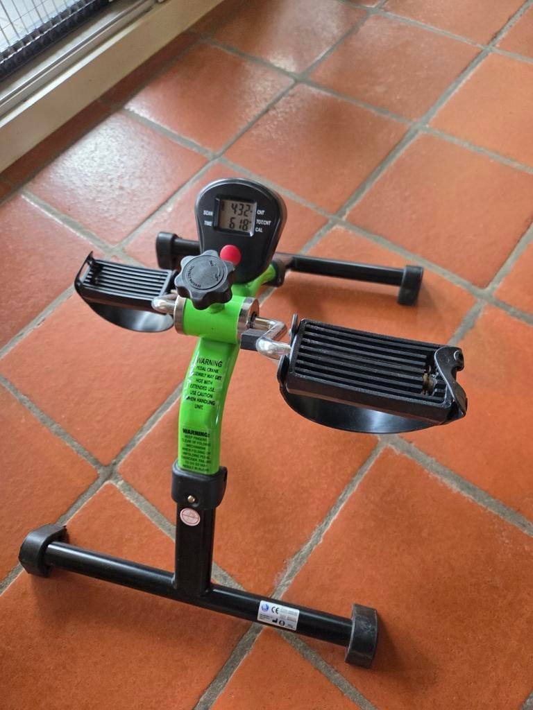 Fietsje voor onder bureau, Ophalen