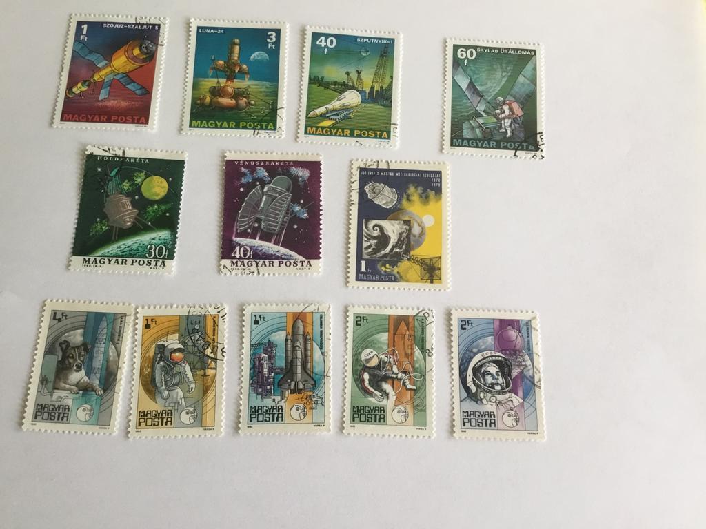 Postzegels ruimtevaart, Ophalen of Verzenden, Gestempeld