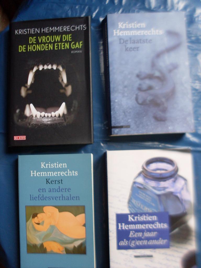 4 boeken Kristien Hemmerrechts, Enlèvement ou Envoi, Utilisé, Kristien Hemmerechts, Belgique