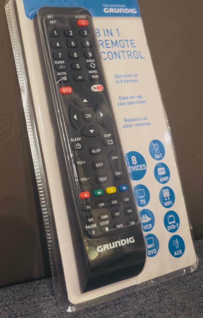 Télécommande universelle neuve sous emballage d’origine, Enlèvement ou Envoi, Neuf, Universel