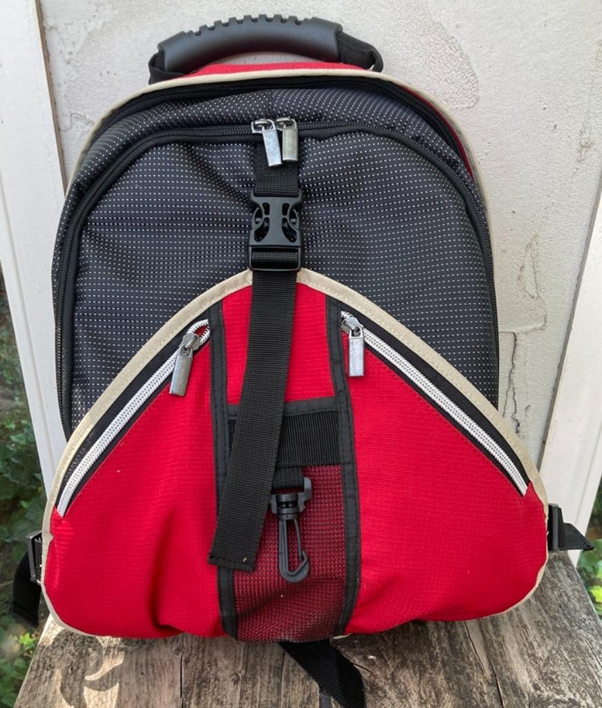 RUGZAK ROOD ZWART NIEUW, Ophalen of Verzenden, Nieuw, Overige merken, 30 tot 45 cm