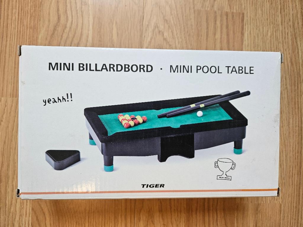 Mini Pool Tafel Flying Tiger, Hobby en Vrije tijd, Gezelschapsspellen | Bordspellen, Een of twee spelers, Ophalen of Verzenden