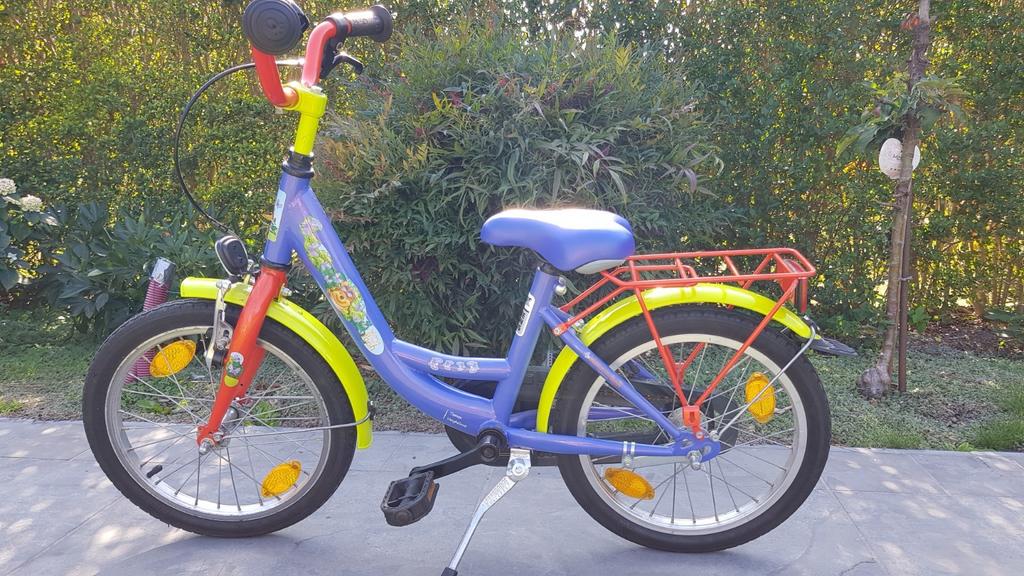 Kinderfiets Winny the Pooh. 16 inch., Fietsen en Brommers, Ophalen, Gebruikt, 16 inch