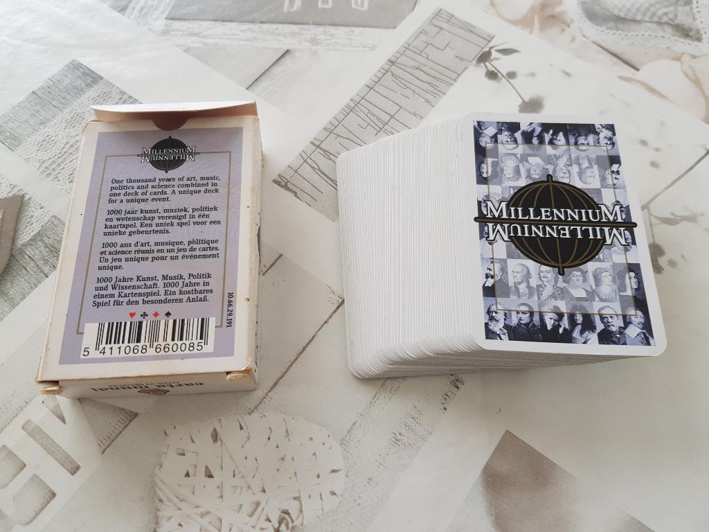 Vintage speelkaarten gelimiteerde Millennium-uitgave 2000, Collections, Enlèvement ou Envoi, Neuf, Carte(s) à jouer
