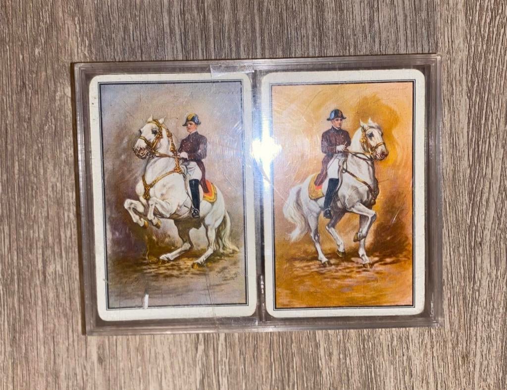 🔥 Vintage Piatnik Oostenrijk kaartendeck (2 stuks), Verzamelen, Ophalen of Verzenden, Zo goed als nieuw